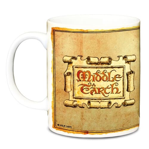 Mugg: Lord Of The Rings - Hobbit - Map - Middle Earth
