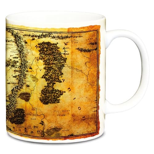 Mugg: Lord Of The Rings - Hobbit - Map - Middle Earth