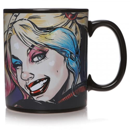 Mug: Heat Changing Mug - Batman - Harley Quinn