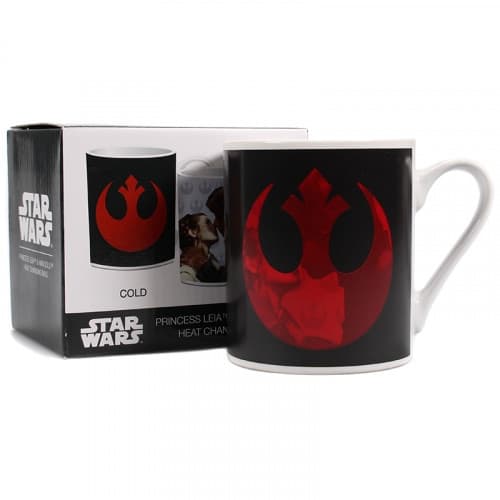 Mugg: Heat Changing Mug - Star Wars - Princess Leia