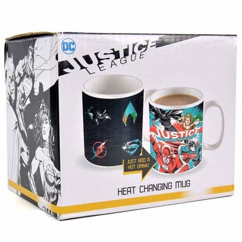 Mug: Heat Changing Mug - Justice League - Team