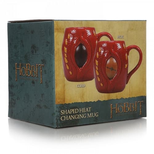 Mug: Heat Changing Mug - Lord Of The Rings - The Hobbit - Smaug