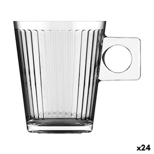 Set med kaffekoppar Lima lineal 3 Delar (24 antal)