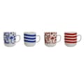 Miniatyrbild 1 av 3: Mugg Home ESPRIT Blå Röd Porslin Boho 380 ml (4 antal)