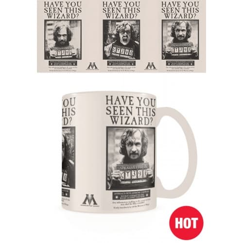 Mug: Heat Changing Mug - Harry Potter - Wanted Sirius Black