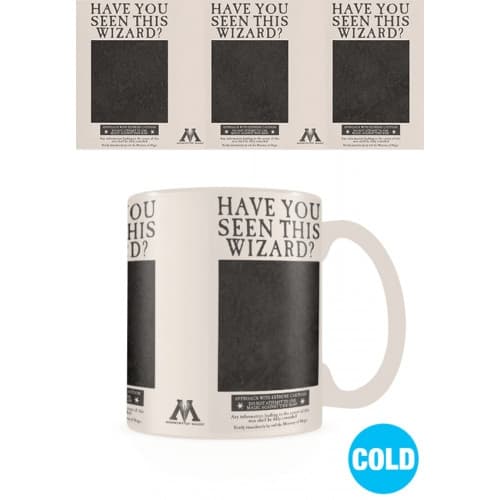 Mug: Heat Changing Mug - Harry Potter - Wanted Sirius Black