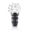 Miniatyrbild 4 av 4: Mugg - FOTO LENS - Isolerad - Modern design - För vuxna - Fotograf Present