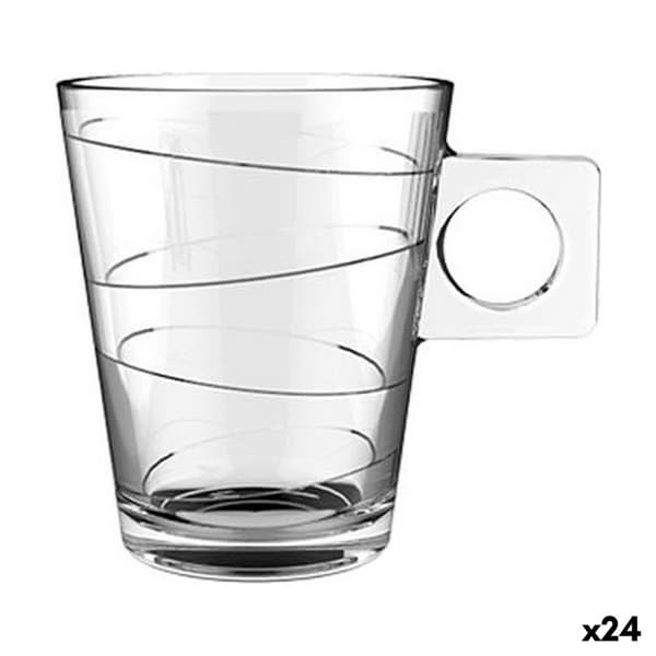 Osainen kahvikuppisetti Lima onda 80 ml 3 Kappaletta (24 osaa)