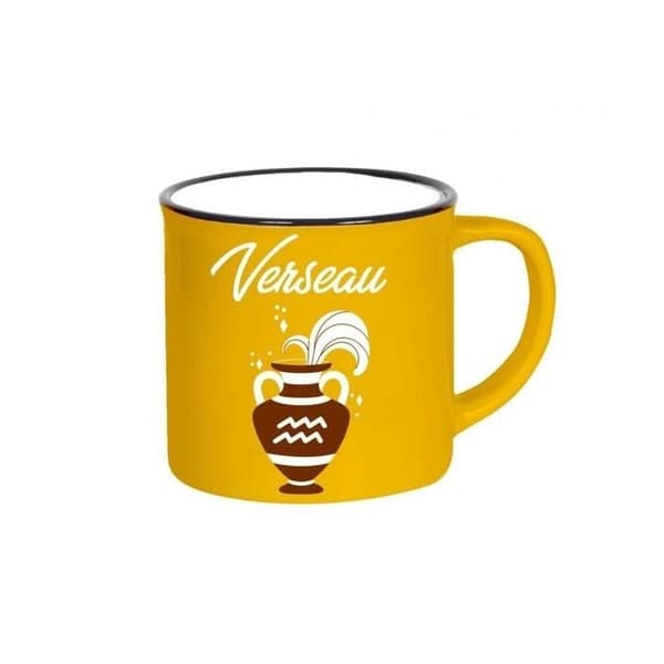Vattumannen Zodiac Sign Mug: Vattumannen Astrology humoristisk mugg