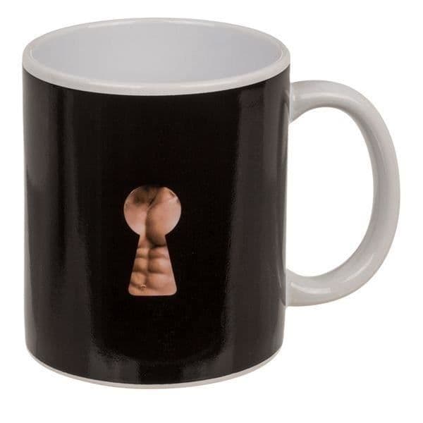 Mugg termoreaktiv - Striptease - Keramik - 10 cm - För vuxna - Magisk effekt