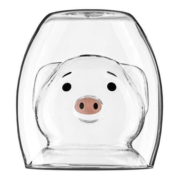 Dubbelväggigt Glas - Cochone - Kaffekopp Te - 220 ml - Originaldesign - Handtvätt