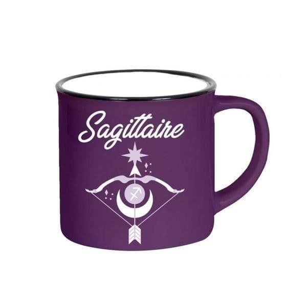 Mugg - Skytte - Lila - Keramik - 40 cl - Diskmaskinssäker