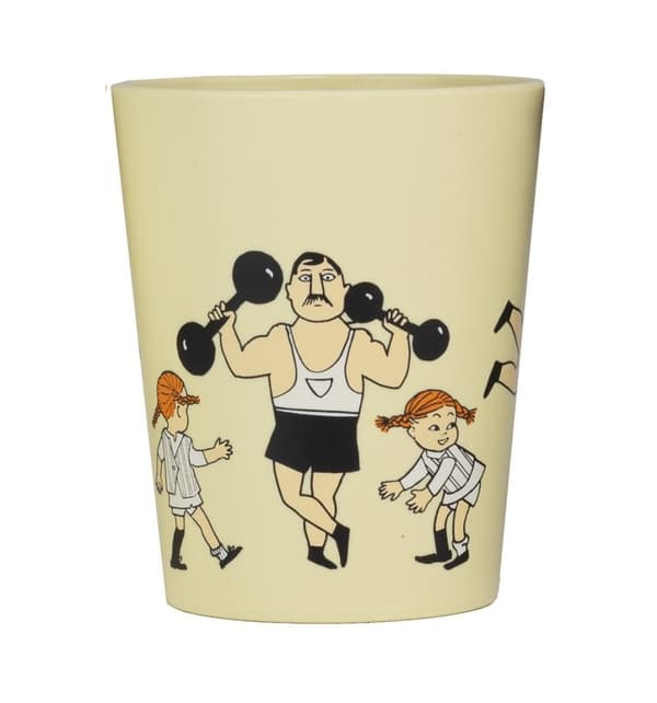 Pippi Cirkus, Tumblermugg, gul