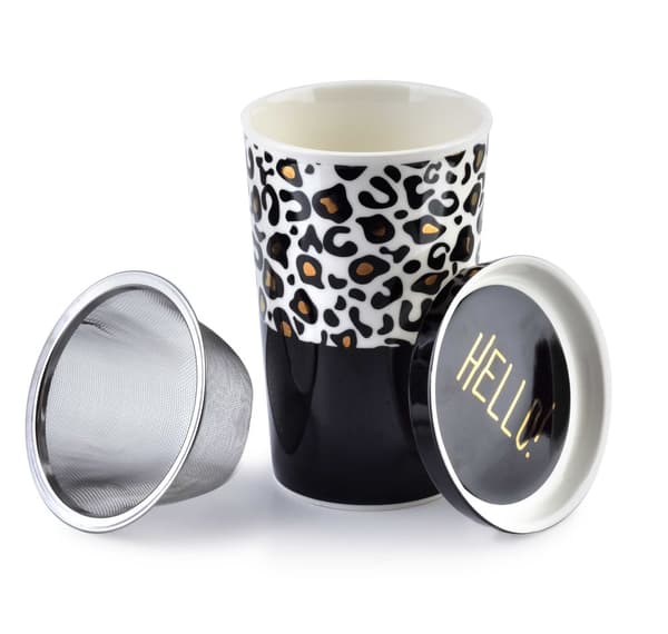 WILD Mugg med lock 410 ml + infuser