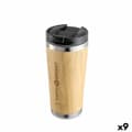 Miniatyrbillede 1 af 3: Termokop med låg ThermoSport Bambus 450 ml (9 enheder)