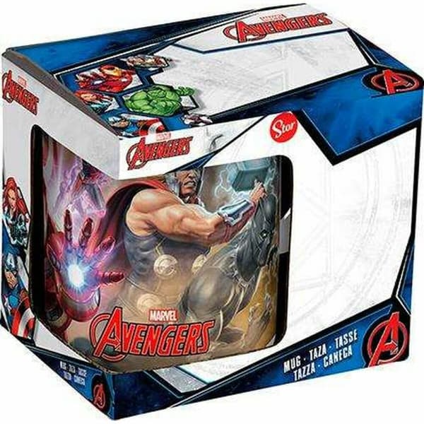 Krus The Avengers Infinity Hvit Keramikk Rød (350 ml)