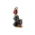 Miniatyrbilde 1 av 4: Sett med 6 Kopper med Tallerken DKD Home Decor Grønn Rosa Mørke Grå Steintøy 150 ml 16 x 17 x 35 cm