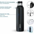 Miniatyrbilde 5 av 5: Termos Brita sodaTRIO Svart 650 ml