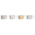 Pikkukuva 4 / 4: Osainen kahvikuppisetti DKD Home Decor Keltainen Sininen Valkoinen Punainen Metalli Bambu Dolomite 260 ml
