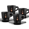 Pikkukuva 2 / 4: Osainen kahvikuppisetti Bialetti 700000671 Musta Posliini 75 ml