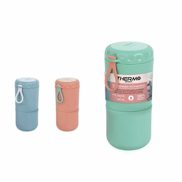 Matkatermari ThermoSport Double 380 ml + 380 ml (6 osaa)