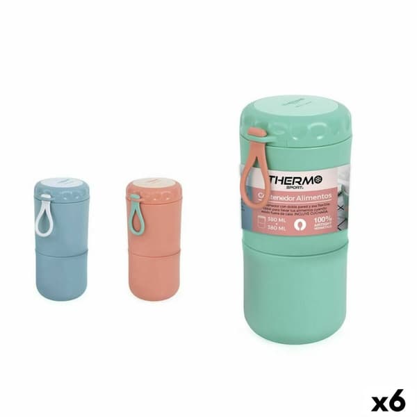 Matkatermari ThermoSport Double 380 ml + 380 ml (6 osaa)