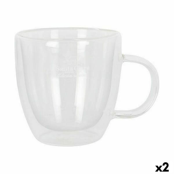 Mukisetti Santa Clara Borosilikaattilasi 150 ml Termaalinen 2 osaa (2 Kappaletta)