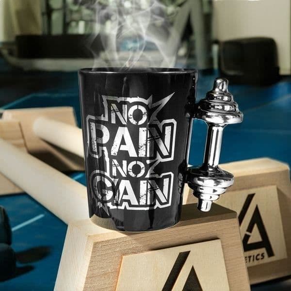 Mugg - EUROWEB - Muskulär träning - Hantelhantag - Keramik - 350 ml