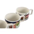Miniatyrbilde 3 av 4: Delers Kaffekoppsett Home ESPRIT Blå Grønn Rosa Syrin Metall Bambus Dolomite 260 ml