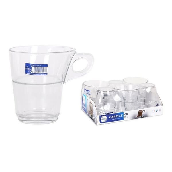 Osainen kahvikuppisetti Duralex Caprice 220 ml 22 cl 6 Kappaletta (6 osaa)