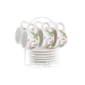 Pikkukuva 1 / 4: Osainen kahvikuppisetti DKD Home Decor Monivärinen Dolomite 180 ml