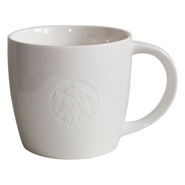Starbucks vit kaffemugg Vit 20oz 591ml