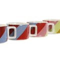 Miniatyrbild 2 av 4: Set med kaffekoppar DKD Home Decor Vit Multicolour Ljusbrun Metall Bambu Dolomite 260 ml