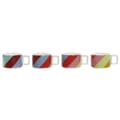 Miniatyrbild 1 av 4: Set med kaffekoppar DKD Home Decor Vit Multicolour Ljusbrun Metall Bambu Dolomite 260 ml