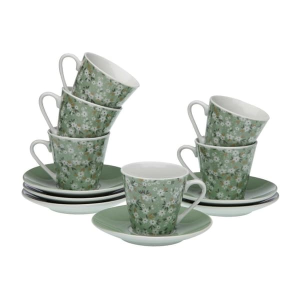 Kaffeset Versa Porslin Virágok 6 antal