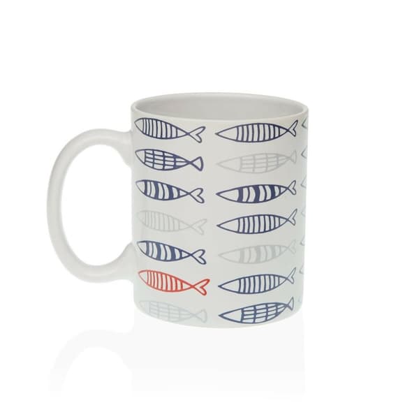Mugg Versa Fish Porslin Stengods