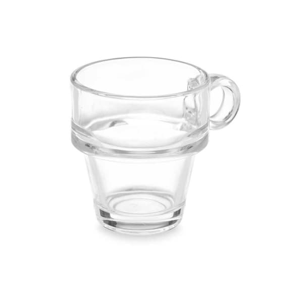 Osainen kahvikuppisetti Vivalto Z908-4/BHA6 Läpinäkyvä Lasi 90 ml (6 osaa)