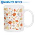 Miniatyrbild 5 av 5: Sublimeringsmuggar, 11oz Kapacitet, Blank Vit Yta,301-400 ml
