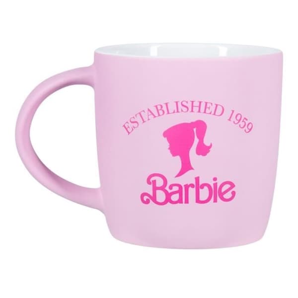 Keramikmugg - Paladone - Barbie - Rosa - Cylindrisk - Diskmaskinssäker