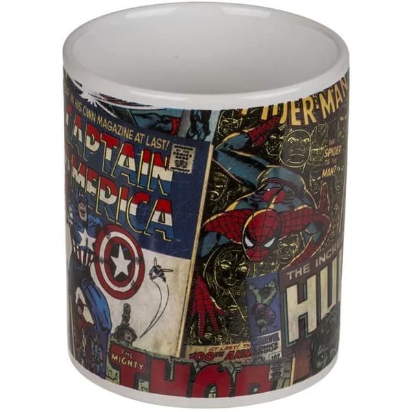 Marvel Retro keramisk mugg ca. 325 ml