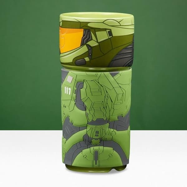 Halo - Coscup Master Chief återanvändbar isolerad mugg