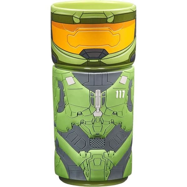 Halo - Coscup Master Chief återanvändbar isolerad mugg