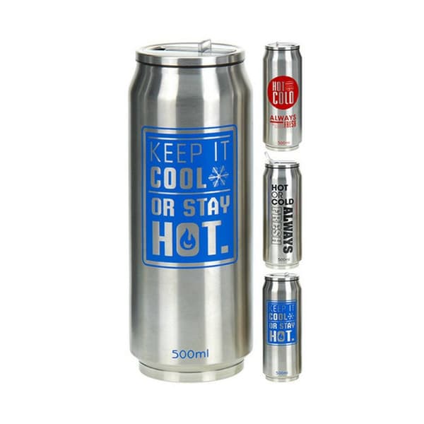 Resetermosflaska Metaltex Munstycke Rostfritt stål Can Multicolour 500 ml