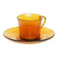 Miniatyrbillede 2 af 2: Kop og tallerken Duralex 9006DS12A0111 Rav 180 ml (6 Dele) (6 enheder)