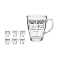 Miniatyrbillede 3 af 3: Krus Vivalto Market Gennemsigtig 320 ml (6 enheder)