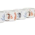Pikkukuva 3 / 4: Osainen kahvikuppisetti DKD Home Decor Sininen Fuksia Metalli Dolomite 260 ml