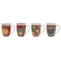 Pikkukuva 1 / 3: Teekuppi Home ESPRIT Keltainen Punainen Moderni Sitruuna 380 ml (4 osaa)