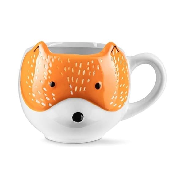 Rävmugg Kaffe- och temugg söt djurpresentidé