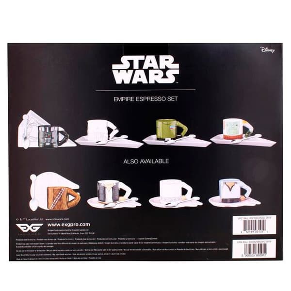 Hasbro Star Wars Empire espressokoppar, fat och skedar