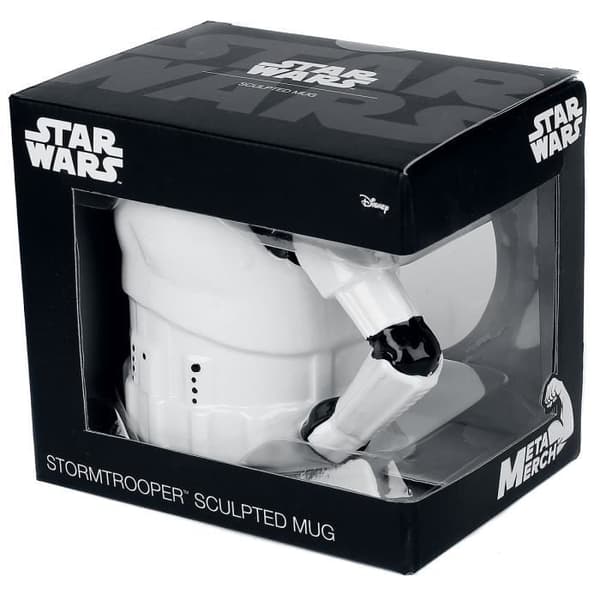 Mugg - Star Wars - Storm Trooper - 3D-armar - Flerfärgad - Keramik - Unik